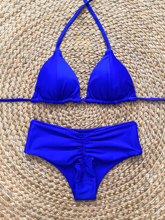 Bikini Capri azul eléctrico