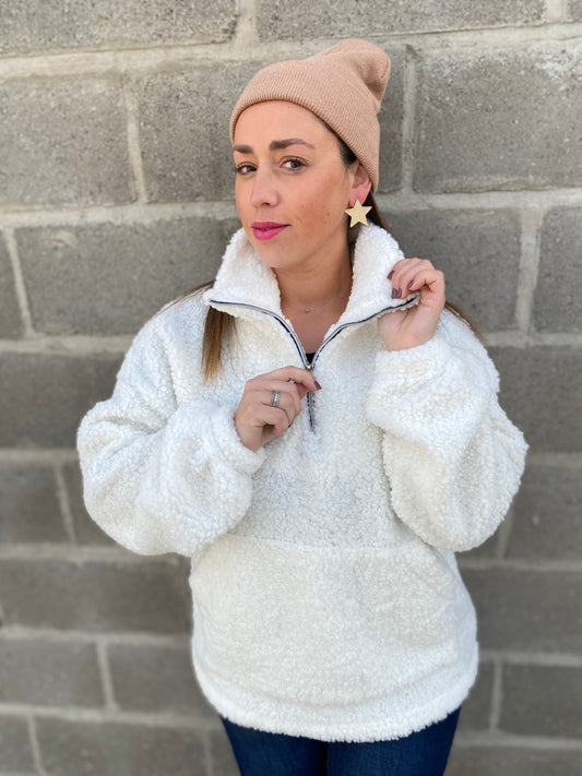 Poleron Sheep Blanco Invierno