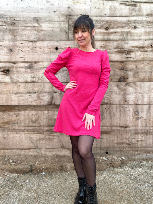 Vestido Anne Fucsia